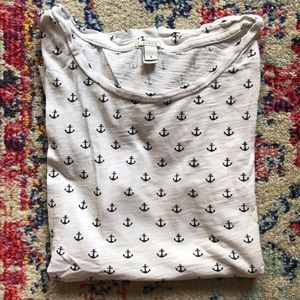 J. Crew Cotton Anchor Tee